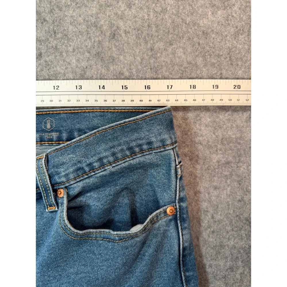 Levis 511‎ Slim Fit Jeans Mens 36x34 Blue Denim All Seasons Tech Medium Wash